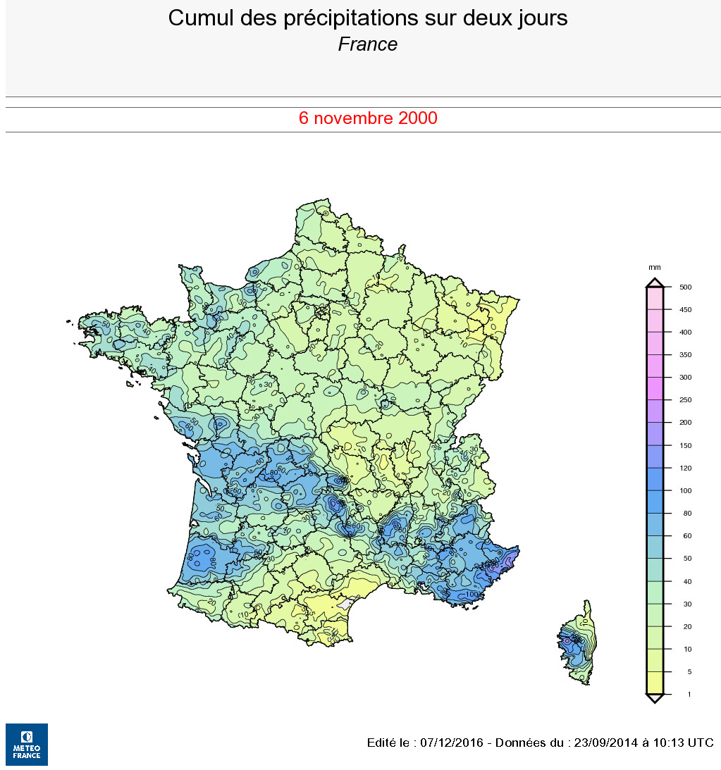 Pluie France